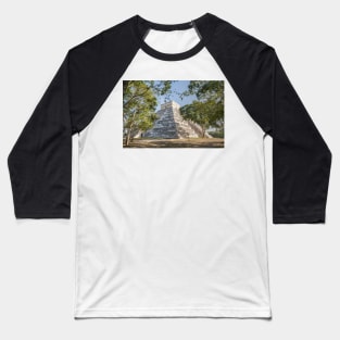 Chichen Itza Temple of Kukulcán Baseball T-Shirt